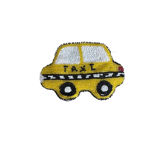 Bags | Handbeaded Taxi Cab Checker Car Coin purse - Picture 2 of 5